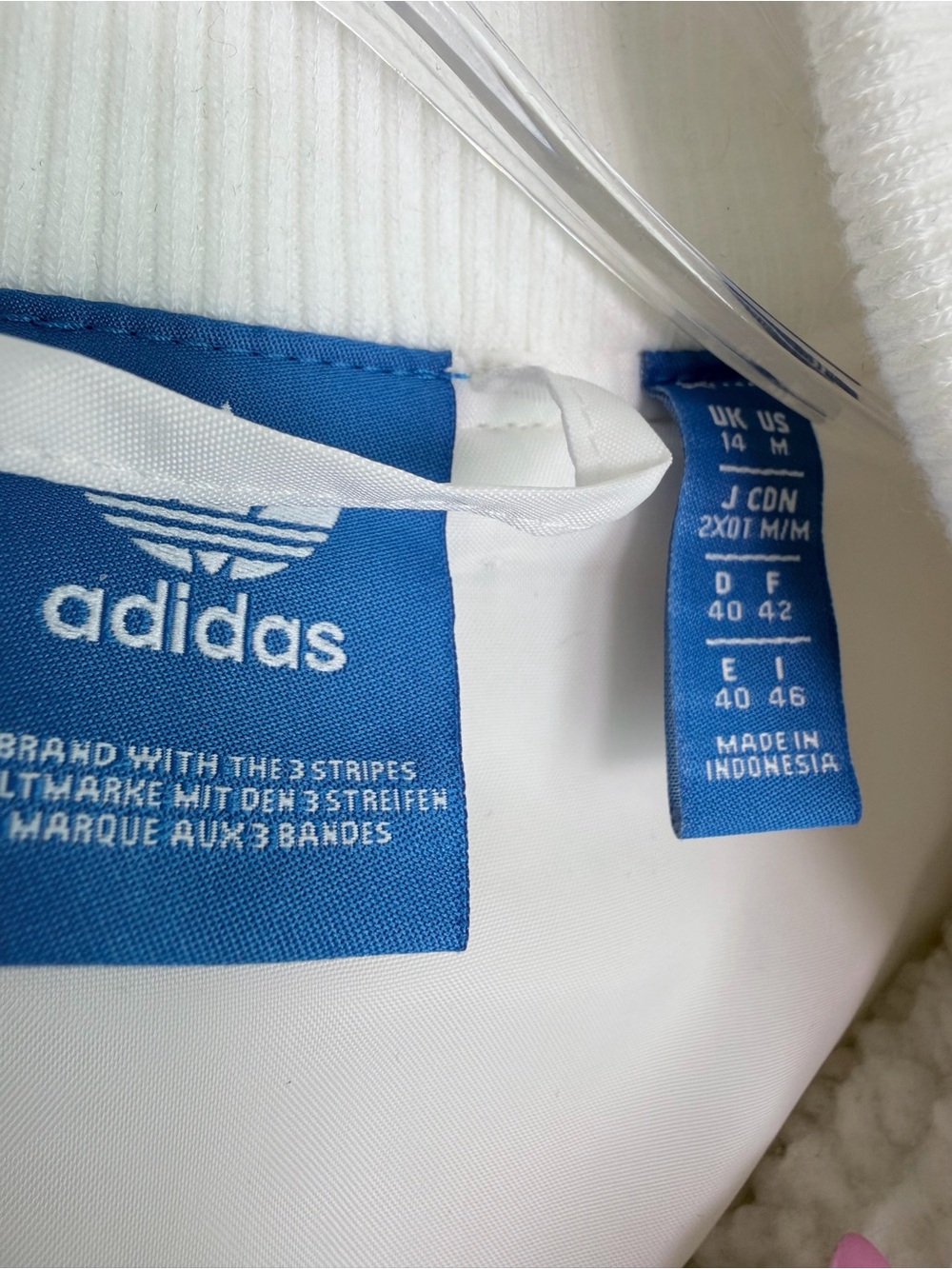adidas Originals Superstar Sherpa Fleece Track Bomber Jacket 3 Stripe Teddy - Picture 5 of 10